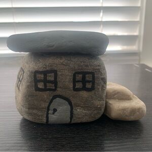 Handcrafted Fairy Garden Home W/Porch Steps & Roof